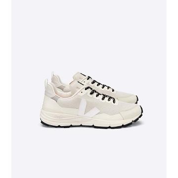 Beige/White Men's Veja DEKKAN ALVEOMESH Running Shoes | AU 138TCE